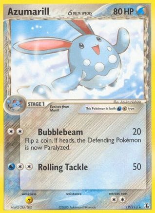 'Pokemon - 'Azumarill (Delta Species) 019  Delta Species - Rare