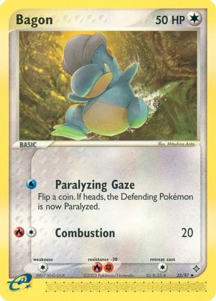 'Pokemon - 'Bagon 023/097  Dragon - Uncommon