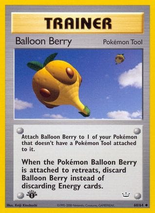 'Pokemon - 'Balloon Berry 060/64  - Unlimited Neo Revelation - Uncommon
