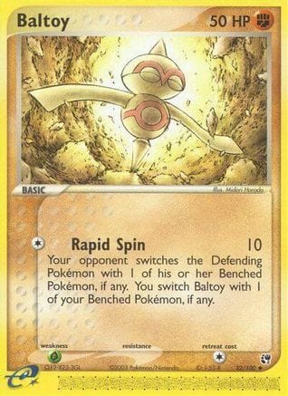 'Pokemon - 'Baltoy 032  Sandstorm - Uncommon