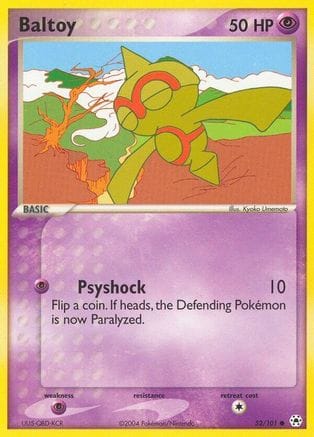'Pokemon - 'Baltoy 052/101  Hidden Legends - Common