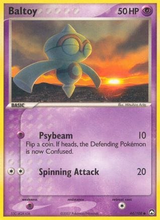 'Pokemon - 'Baltoy 044  Power Keepers - Common