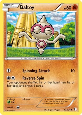 'Pokemon - 'Baltoy 063  Dragons Exalted - Common