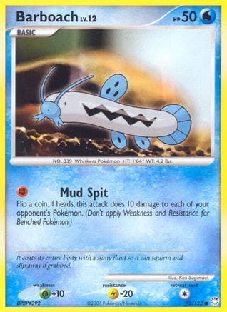 'Pokemon - 'Barboach 072  Mysterious Treasures - Common
