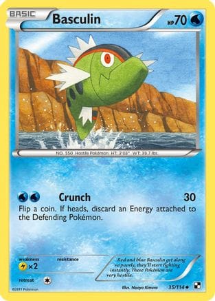 'Pokemon - 'Basculin 035  Black and White - Uncommon