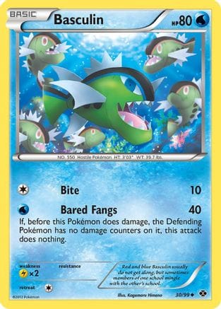 'Pokemon - 'Basculin 030  Next Destinies - Uncommon