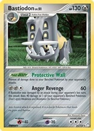'Pokemon - 'Bastiodon 021/123  - Holofoil Deck Exclusives - Holo Rare