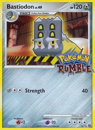 'Pokemon - 'Bastiodon 014  Rumble - Promo