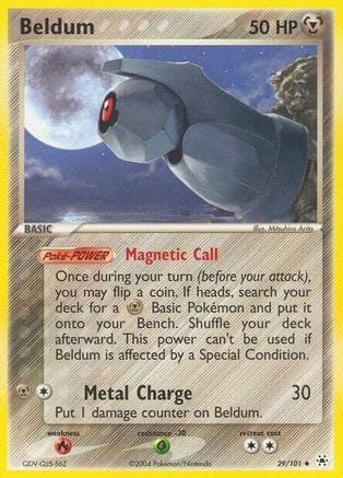 'Pokemon - 'Beldum 029/101  Hidden Legends - Uncommon