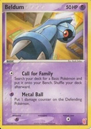 'Pokemon - 'Beldum 001  EX Trainer Kit 2 Plusle & Minun - Common
