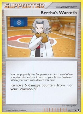 'Pokemon - 'Bertha's Warmth 090  Rising Rivals - Uncommon