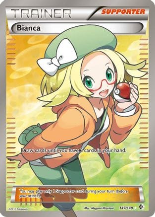 'Pokemon - 'Bianca (147 Full Art) 147  - Holofoil Boundaries Crossed - Ultra Rare