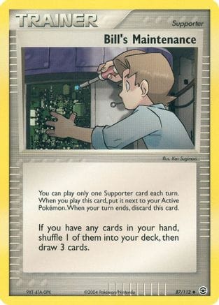 'Pokemon - 'Bill's Maintenance 087  FireRed & LeafGreen - Uncommon