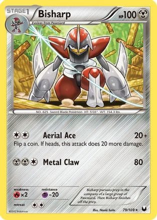 'Pokemon - 'Bisharp (79) 079  Dark Explorers - Rare