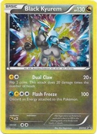 'Pokemon - 'Black Kyurem BW58  - Holofoil Black and White Promos - Promo
