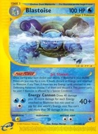 'Pokemon - 'Blastoise (37) 037  - Reverse Holofoil Expedition - Rare