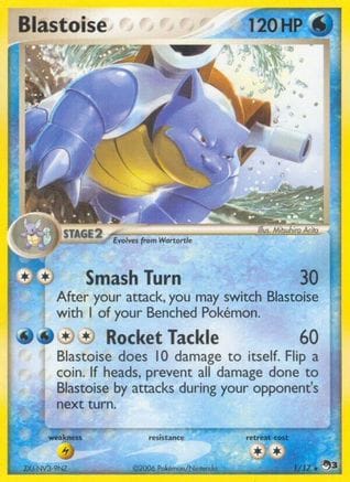'Pokemon - 'Blastoise 001  POP Series 3 - Rare