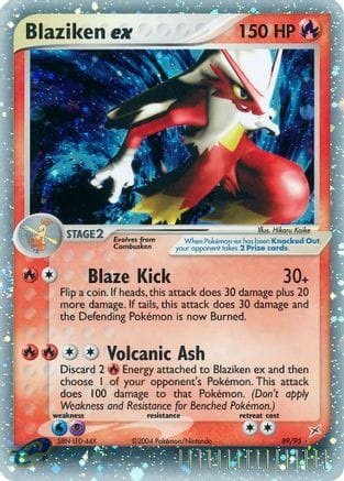 'Pokemon - 'Blaziken ex 089  - Holofoil Team Magma vs Team Aqua - Ultra Rare
