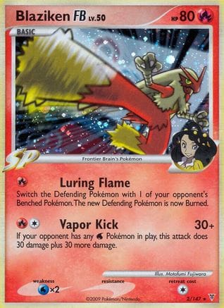 'Pokemon - 'Blaziken FB 002  - Reverse Holofoil Supreme Victors - Holo Rare
