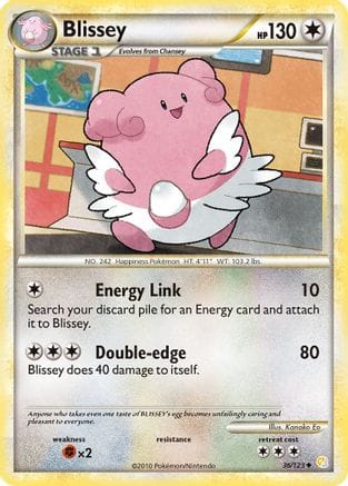 'Pokemon - 'Blissey 036  - Reverse Holofoil HeartGold SoulSilver - Uncommon