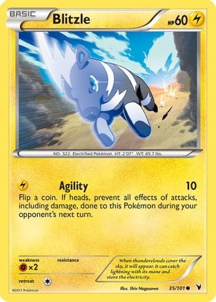 'Pokemon - 'Blitzle 035  Noble Victories - Common