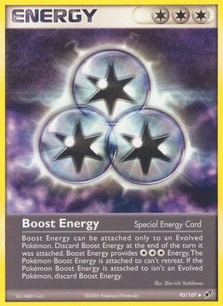 'Pokemon - 'Boost Energy 093  Deoxys - Uncommon