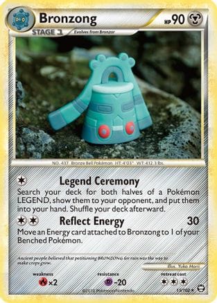 'Pokemon - 'Bronzong 015  - Reverse Holofoil Triumphant - Rare