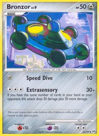 'Pokemon - 'Bronzor (34) 034  Arceus - Uncommon