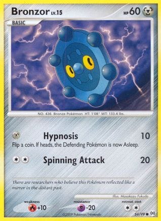 'Pokemon - 'Bronzor (54) 054  Arceus - Common
