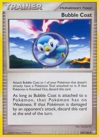 'Pokemon - 'Bubble Coat 129  Legends Awakened - Uncommon
