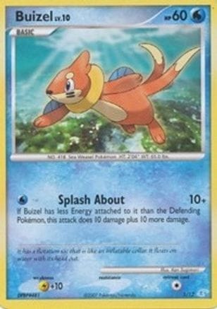 'Pokemon - 'Buizel 001  DP Trainer Kit Manaphy & Lucario - Common