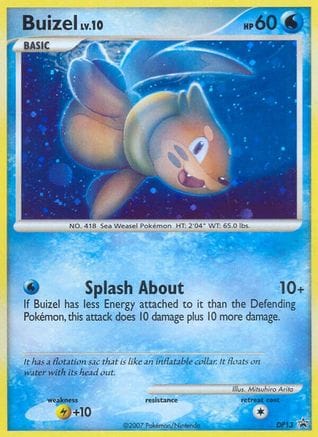 'Pokemon - 'Buizel DP13  - Holofoil Diamond and Pearl Promos - Promo