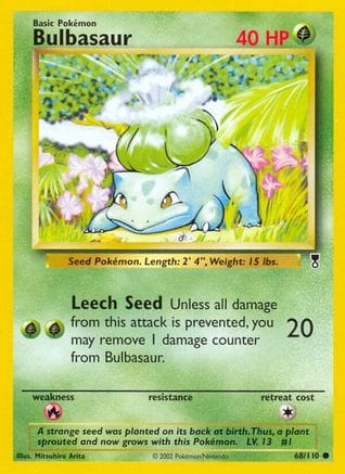 'Pokemon - 'Bulbasaur 068/110  Legendary Collection - Common