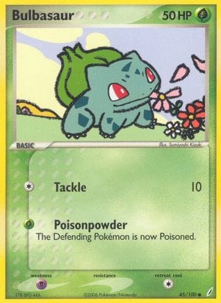 'Pokemon - 'Bulbasaur 045/100  Crystal Guardians - Common