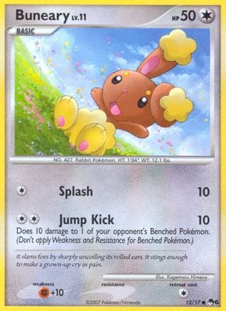 'Pokemon - 'Buneary 012  POP Series 6 - Common