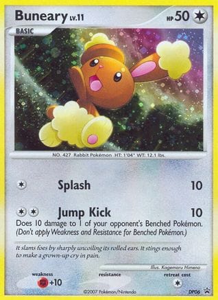 'Pokemon - 'Buneary DP06  - Holofoil Diamond and Pearl Promos - Promo