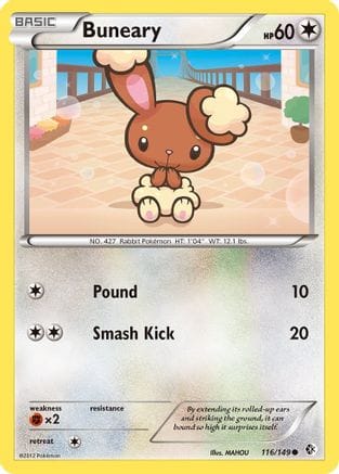 'Pokemon - 'Buneary 116  Boundaries Crossed - Common