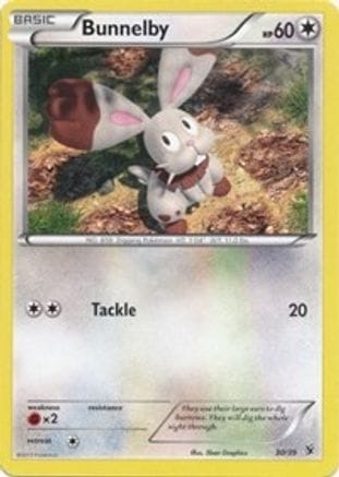 'Pokemon - 'Bunnelby 030  Kalos Starter Set - Common