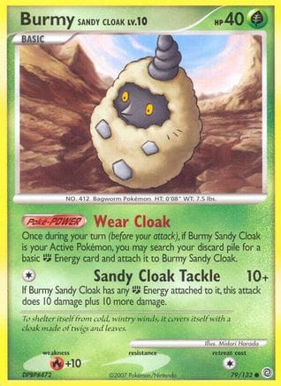 'Pokemon - 'Burmy Sandy Cloak 079  Secret Wonders - Common