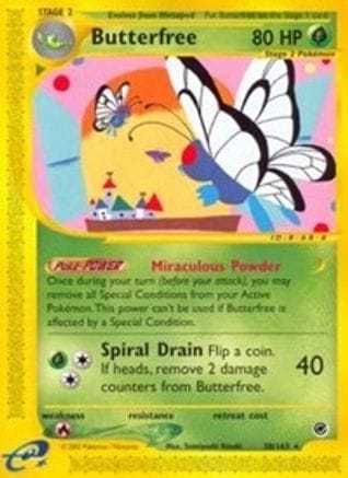 'Pokemon - 'Butterfree (38) 038  Expedition - Rare
