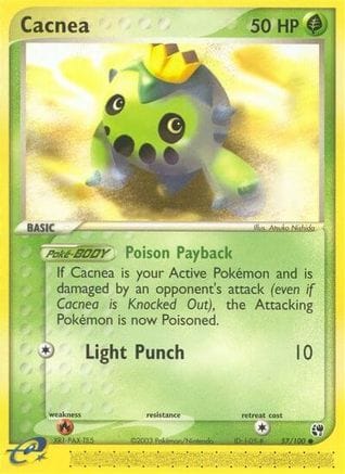 'Pokemon - 'Cacnea 057/100  Sandstorm - Common