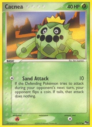 'Pokemon - 'Cacnea 013  POP Series 2 - Common