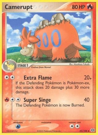 'Pokemon - 'Camerupt 023  Emerald - Uncommon