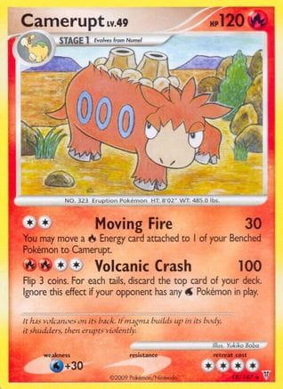 'Pokemon - 'Camerupt 018  Supreme Victors - Rare