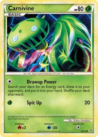 'Pokemon - 'Carnivine 046  Unleashed - Common