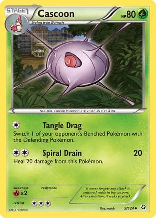 'Pokemon - 'Cascoon 009  Dragons Exalted - Uncommon