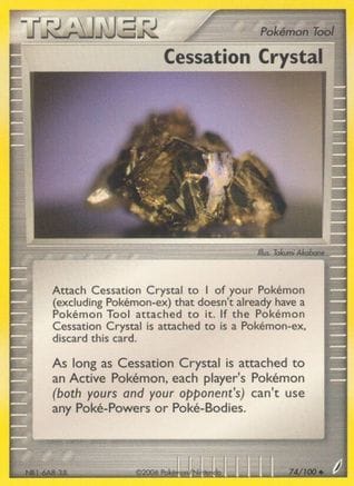 'Pokemon - 'Cessation Crystal 074/100  Crystal Guardians - Uncommon