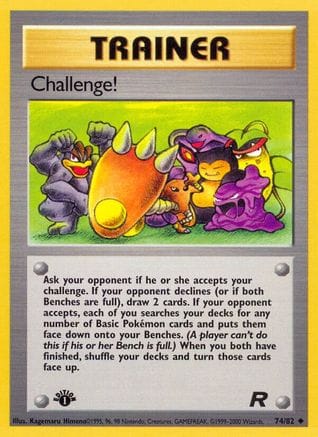 'Pokemon - 'Challenge! 074/82  - Unlimited Team Rocket - Uncommon