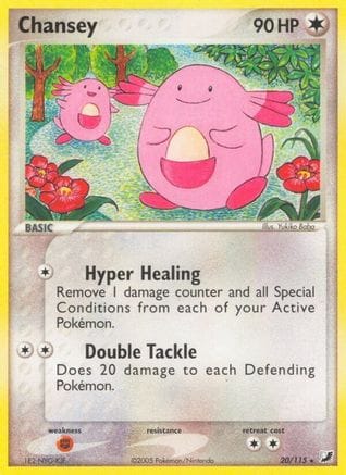 'Pokemon - 'Chansey 020  Unseen Forces - Rare