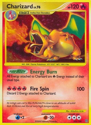 'Pokemon - 'Charizard 103  - Holofoil Stormfront - Secret Rare